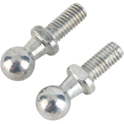 Lot 2 boulons rotule M6 fer  Pour vérin gaz et capot rotule  Fixation articulée  Pièce détachée pour meuble ou auto