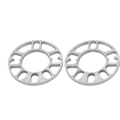 Lot 2 cales écartement roues 10mm universelles 4 et 5 trous + aluminium + qualité pro + livraison rapide + stock France