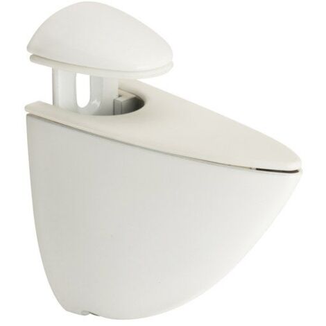 LOT 2 CLIPS POUR TABLE BOIS 3-22MM BLANC