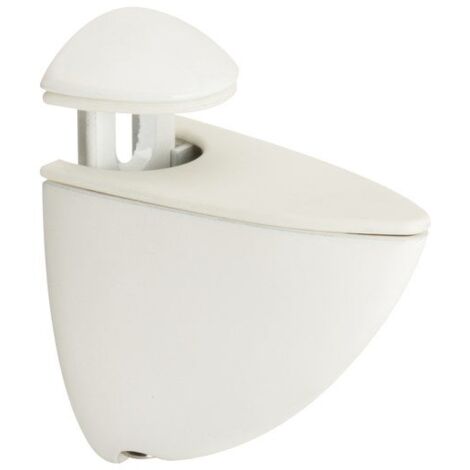 LOT 2 CLIPS POUR TABLE VERRE 3-6MM BLANC