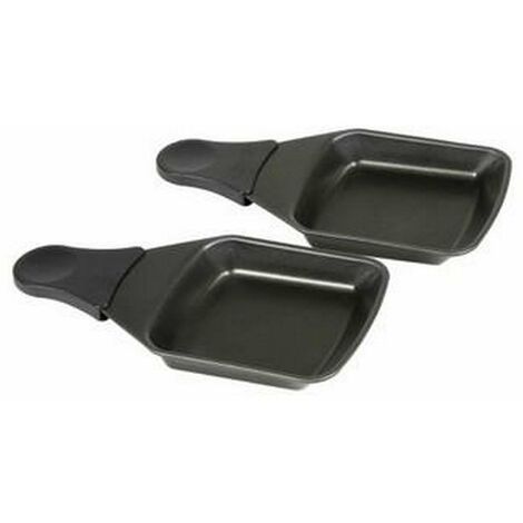 Lot 2 coupelles carrées d'origine (XA400202) Raclette, gril, Wok TEFAL