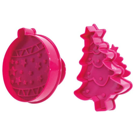 Lot 2 Découpoirs éjecteurs - Noël - Scrapcooking