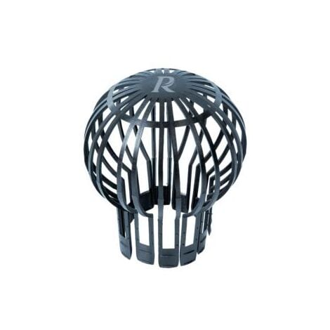 Relaxdays Crapaudine, Lot De 2, Pour Tuyau De 100 Mm, Acier Inoxydable, éviter Obstruction Des Gouttieres Argente 90744464