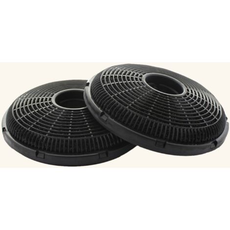 CUISISSIMO Lot de 2 Filtres à charbon longue durée pour Hotte Silverline HORIS, OSIRIS, OUREA, OLI, LUKO, OSIRIS, NIX