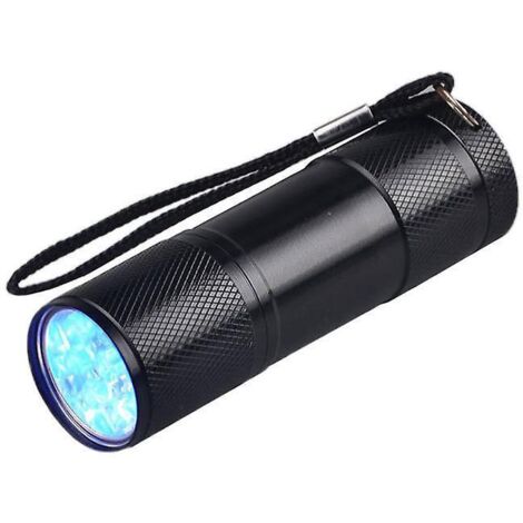 lot 2 Led Lampe Torche Uv Lampe De Poche Lumire Noire Lampe Torche, 395nm, Ultra Violet Dtecteur Pour Traceurs Fluorescents, Urine Animale,tapis,
