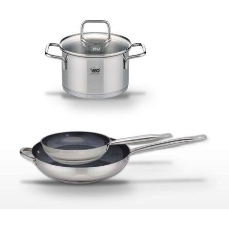Lot 2 Poêles 24/32cm Elo Profi Therm Platinum et Faitout 20cm