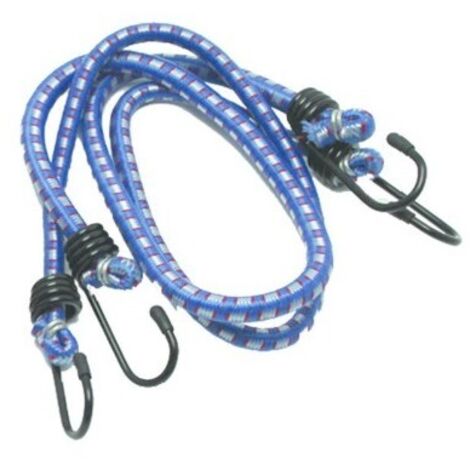 Lot 2 sandows élastiques Ø 8 mm – longueur 0,80 m