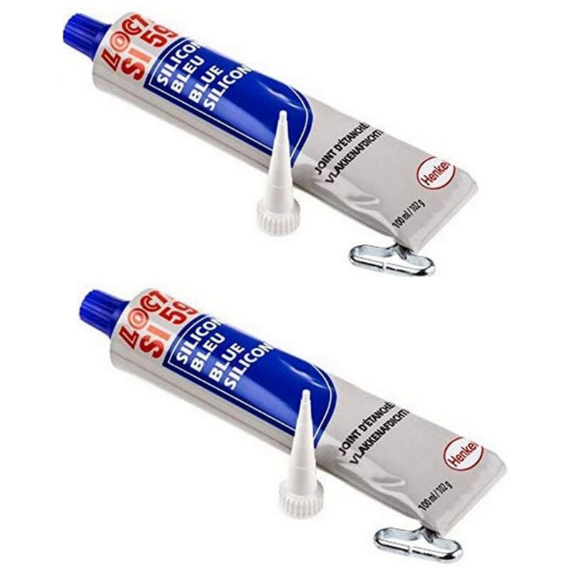 Lot 2 tubes Loctite 5926 pate joint bleue silicone professionnel 100 ml 1126639