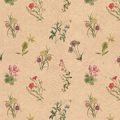 Lot 20 Serviettes En Papier 33 X 33 Cm - Fleurs Mixtes Recyclées - Ambiente