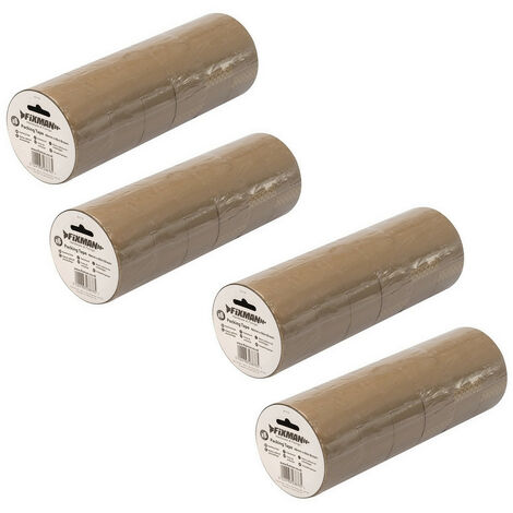 Lot 24 rouleaux ruban adhesif emballage marron 48 mm x 66 mètres polypropylene