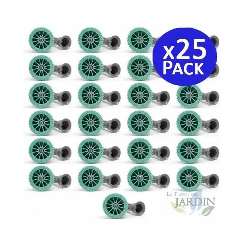 Lot de 25 Buse réglable Hunter 4A pour tuyères d'arrosage, portée 1,2 mètres, angle réglable