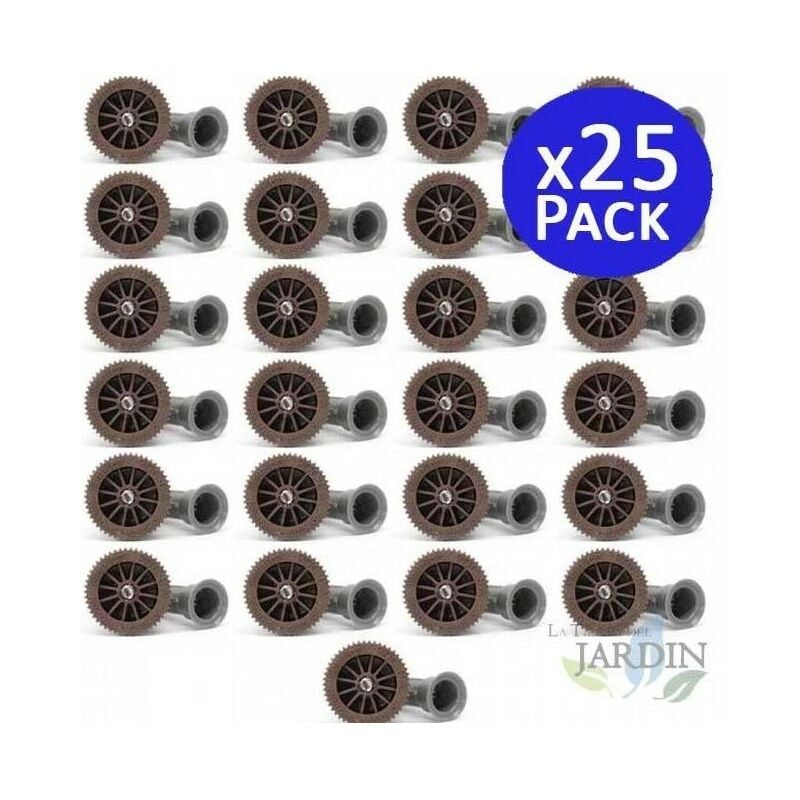 Lot de 25 Buse réglable Hunter 8A pour tuyères d'arrosage, portée 2,4 mètres, angle réglable