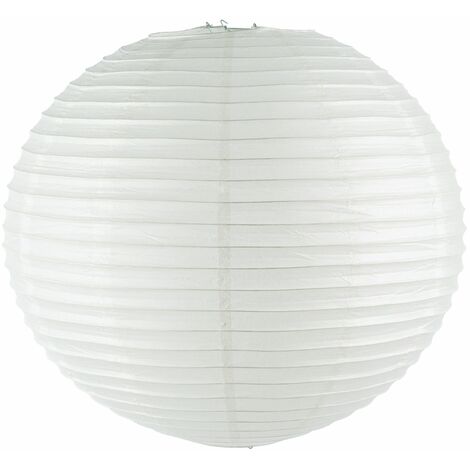 Lot 2x Lanterne Boule - Diam. 60 cm - - Blanc