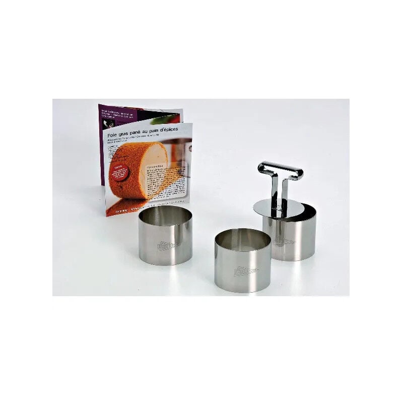 Lot 3 cercles à mousse 7cm et poussoir