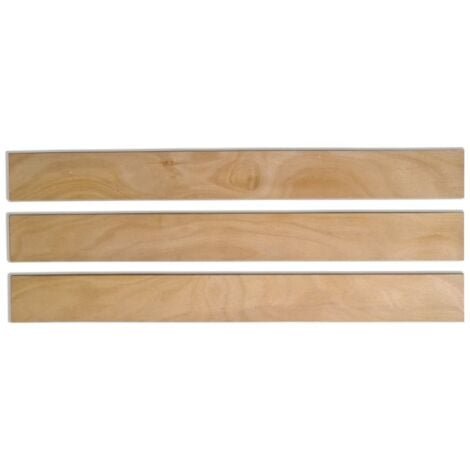 Lot 3 lattes 51 cm 510x53x8 mm pour Sommier, Lit, BZ et Clic-Clac 7 plis Bois - SCM CRÉATIONS