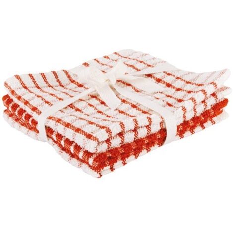 Lot 3 Lavettes 30 X 30 Cm Rust - Stoff - Cosy & Trendy