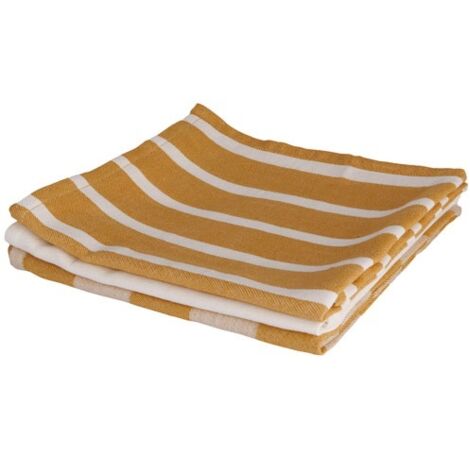 Lot 3 Torchons Amber Gold Absorption Optimale Et Style - Cosy & Trendy