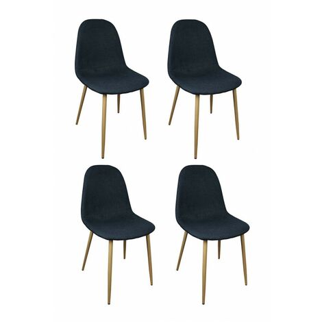 Lot de 4 galettes de chaise matelassées - 38 x 38 cm - beige - Conforama