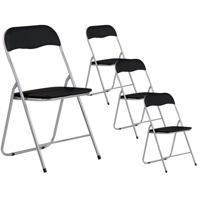 7house - Lot 4 Eleonor Chaise pliante rembourrée 44x46x79cm