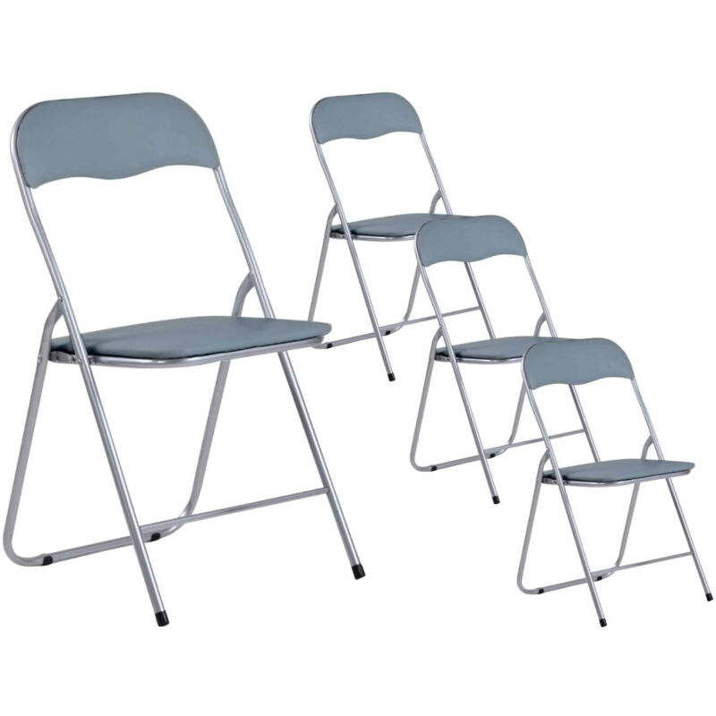 7house - Lot 4 Eleonor Chaise pliante rembourrée 44x46x79cm