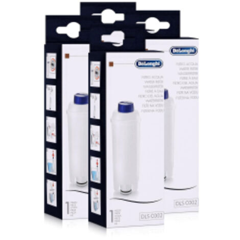 Lot 4 filtres a eau originaux pour serie ECAM Delonghi - SER3017