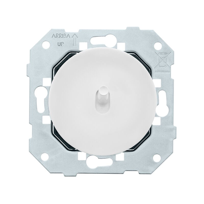 Fontini - Lot 4 prises + 2 va et vient + plaques blanc dom