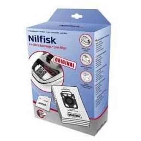 LOT 4 SACS HYGIENE EXTREME ELITE KING POUR ASPIRATEUR NILFISK ADVANCE