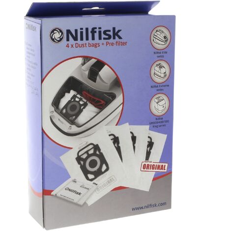 LOT 4 SACS HYGIENE EXTREME ELITE KING POUR PETIT ELECTROMENAGER   NILFISK ADVANCE - 107412688