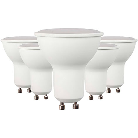 Lot 5 Ampoules Spot LED GU10 6W Equi.50W 540lm 15000H Primer Leader