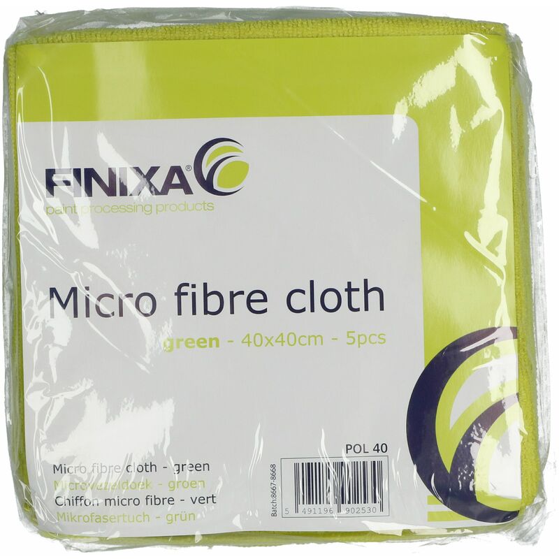 Chemicar - finixa - Lot 5 chiffons micro fibre - POL40