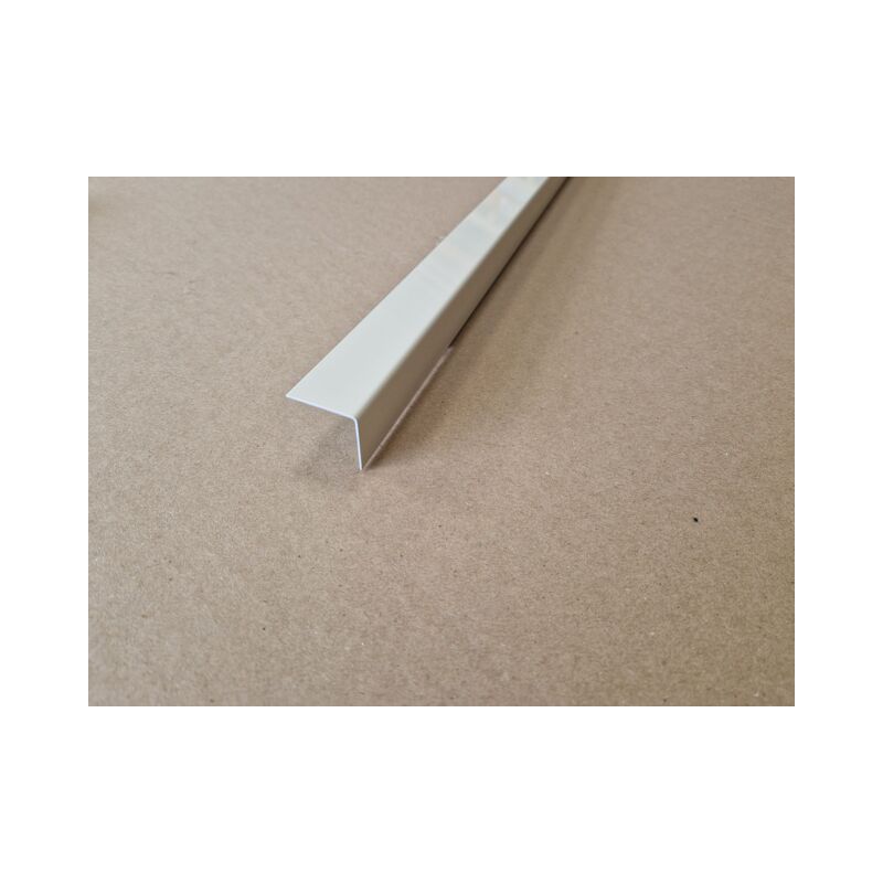 Lot 5 Cornières d'angle Alu Ivoire Clair ral 1015 - Couleur Extérieur - Longueur 150cm (3.5cm x 5cm) de 1mm