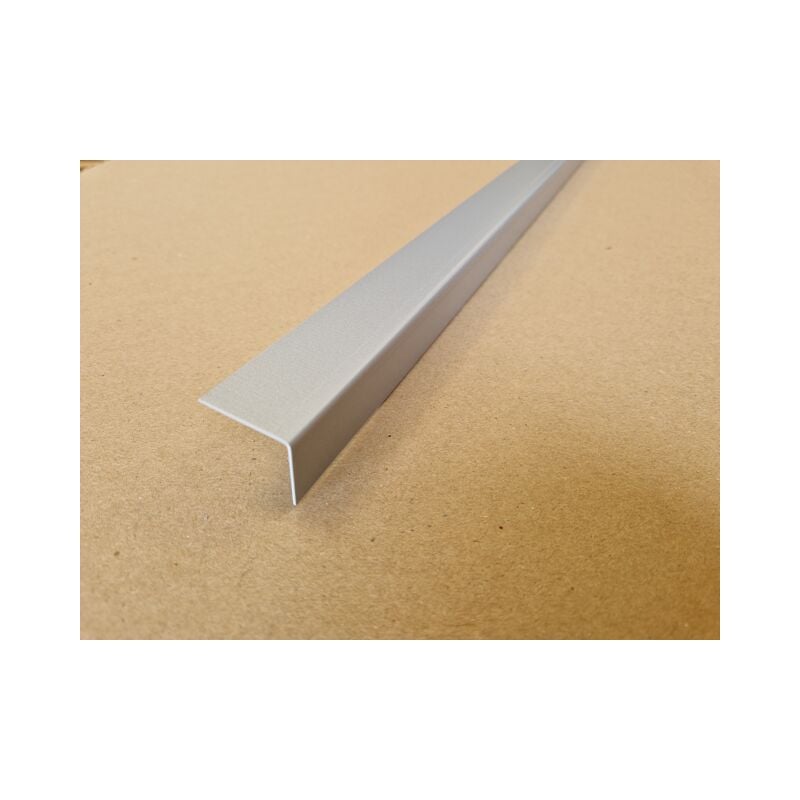 Lot 5 Cornières d'angle Aluminium Gris ral 9006 - Couleur Extérieur - Longueur 150cm (4cm x 4cm) de 1mm