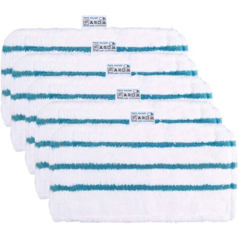 Lot 5 Lingettes Microfibre rectangle pour balai vapeur Black et Decker FSM1630,FSM1616,FSM1605,FSMH13E5,FSMH1321 FSMP20