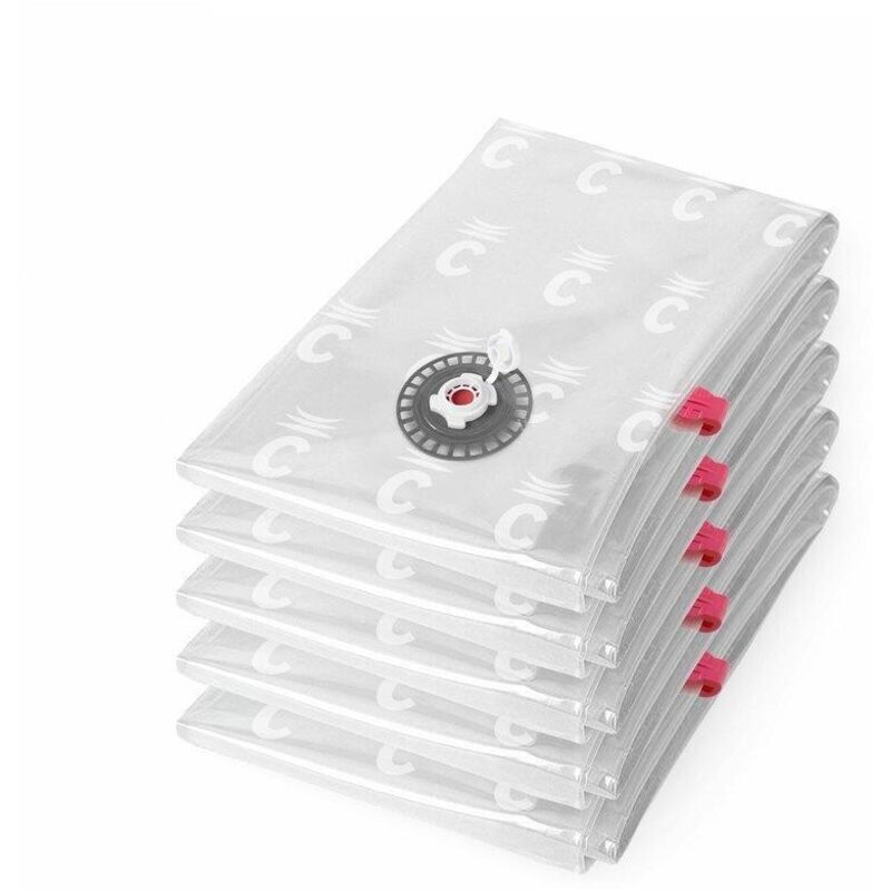 Boîtes de stockage - Jeu de sacs de conservation sous vide, 70 l, transparent RAN7368 - Compactor