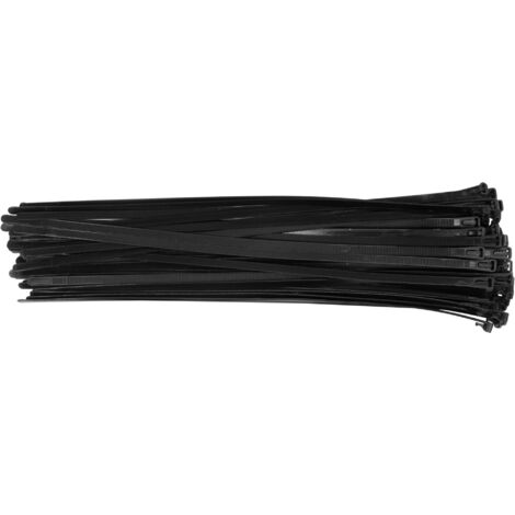 Lot 50 colliers rilsan attache fils reutilisables serre cables 7.6 x 400mm