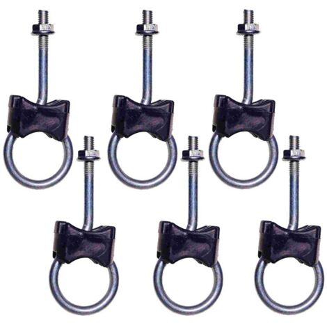 Lot 6x KIT Vis Boucle Pour Trampoline Montant 25mm et Pied 38mm