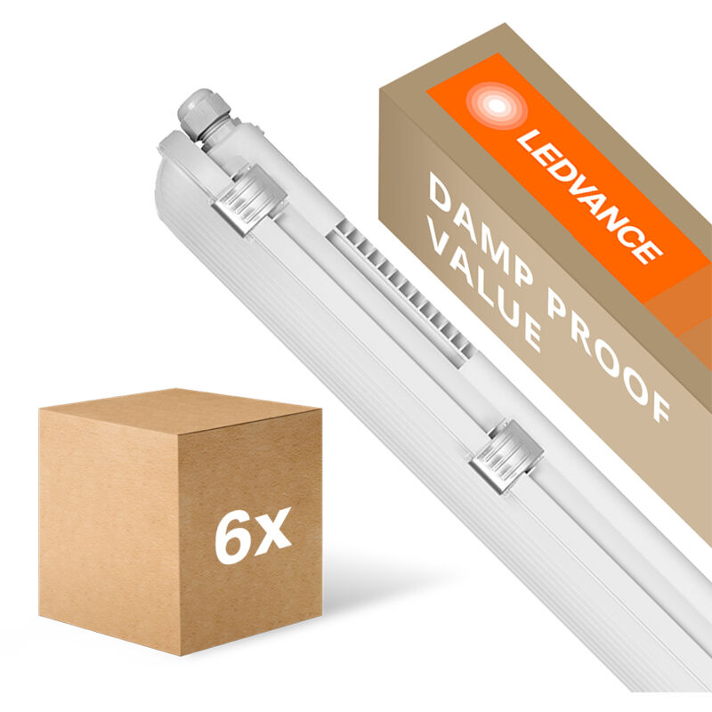 Ledvance - Lot 6x Réglette led Étanche Imperméable Value 50W 6000lm