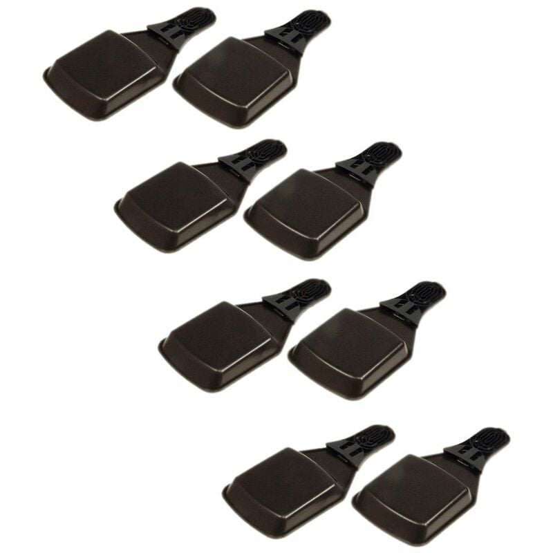Tefal - Lot 8 coupelles carrées d'origine (XA400202) Raclette, gril, Wok