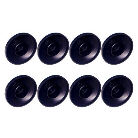 Lot 8 x Embout Capuchon Plat pour Montant de Trampoline Diamètre Extérieur 25mm