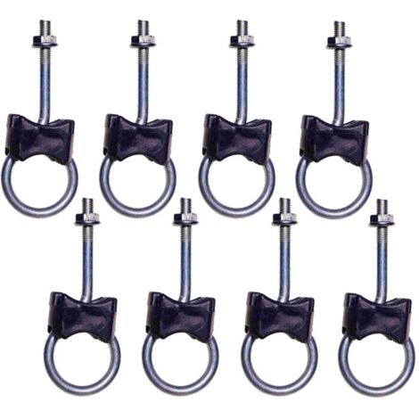 Lot 8x KIT Vis Boucle Pour Trampoline Montant 25mm et Pied 38mm