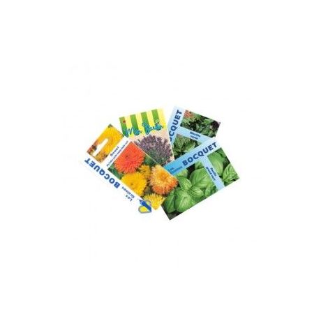 GRAINES BOCQUET Lot Anti Moustiques (4 sachets de graines à semer) - 15g