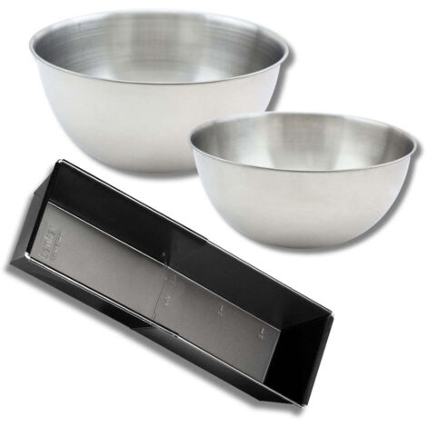 Lot comprenant 1 moule à cake extensible Zenker & 2 Bols à Mixer Fackelmann