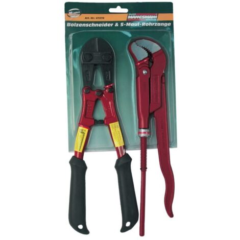 Lot Coupe-Boulon 300 MM Et Clé à Tube 1" - MANNESMANN - M67270