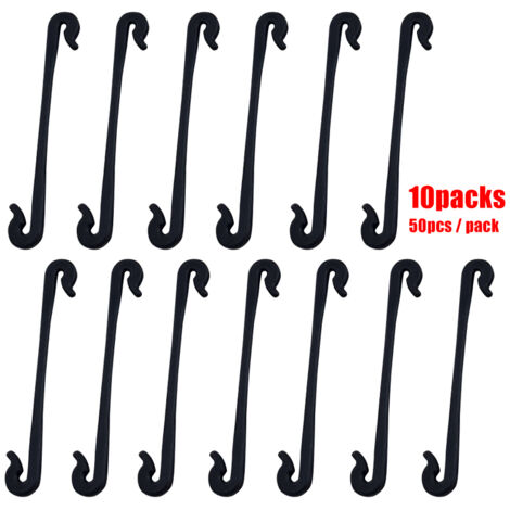 Lot de 1/2/3/5/10 clips de greffage pour plantes grimpantes, boucle de fixation, crochet flexible