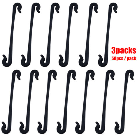 Lot de 1/2/3/5/10 clips de greffage pour plantes grimpantes, boucle de fixation, crochet flexible