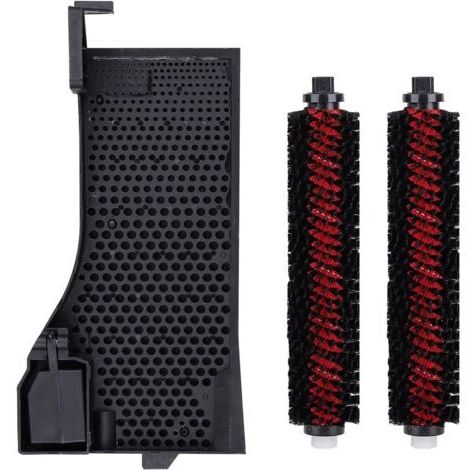 Lot de 1 + 2 filtres de réservoir pour aspirateur + brosse de nettoyage compatibles avec Roborock S7 Pro Ultra /S7 Maxv Ultra/O35/G10s