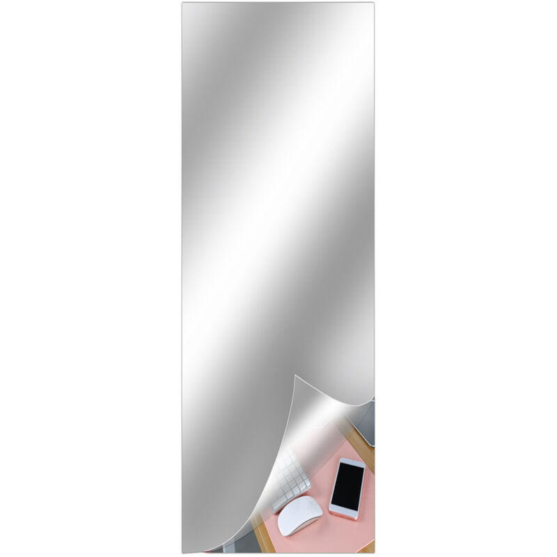 Lot de 1-（50cm200）cmmiroirs muraux en acrylique pleine longueur - Auto-adhésifs - Sans danger - En plexiglas - Incassables - À coller au mur - Grand