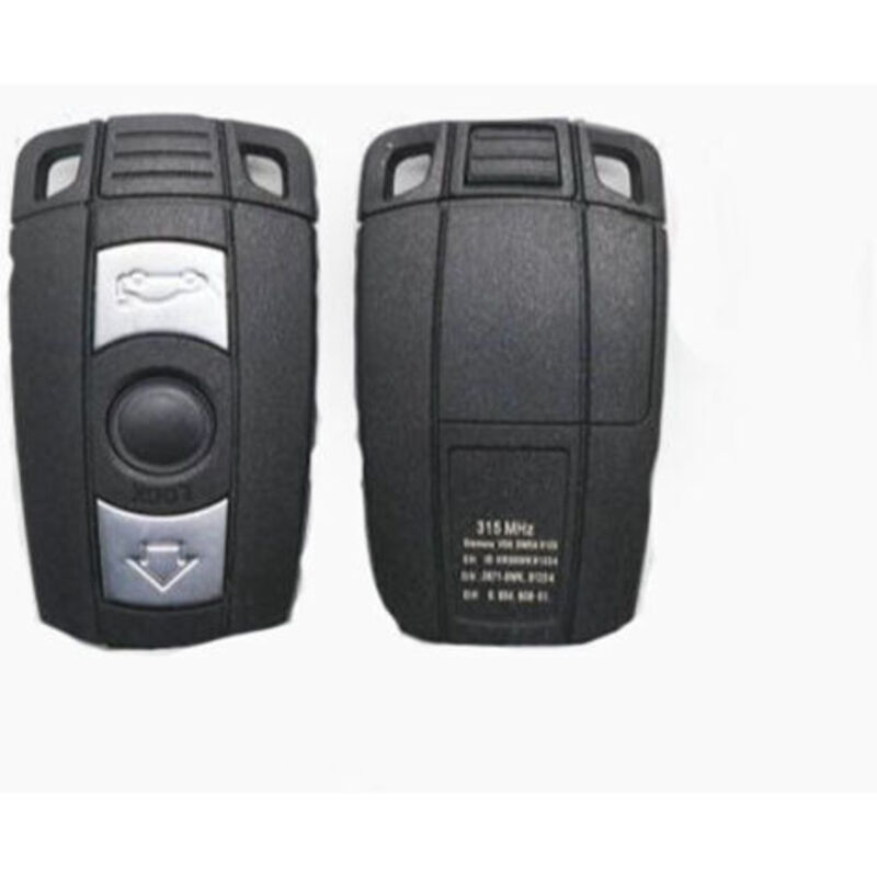 Lot de 1, accessoires de voiture, BMW smart key holder for 5, 6 series 3-button keyless entry, remote control, remote key case