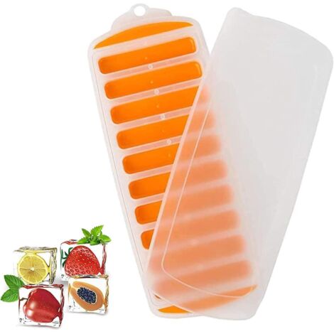 lot De 1 Bac  Glaons En Silicone Bac  Glaons En Silicone Avec Couvercle, Bac  Glace En Silicone Facile  Dmouler Pour Whisky, Cocktails, Glaces, Fr