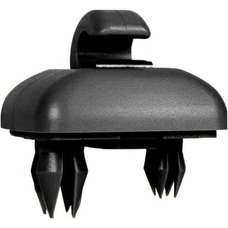 Lot de 1 clip de pare-soleil automatique Clip de pare-soleil, crochet de support de crochet de pare-soleil automatique pour Audi A1 A3 A4 A5 Q3 Q5 (8E0 857 562) A7 B6 B7 B8 S4 S5